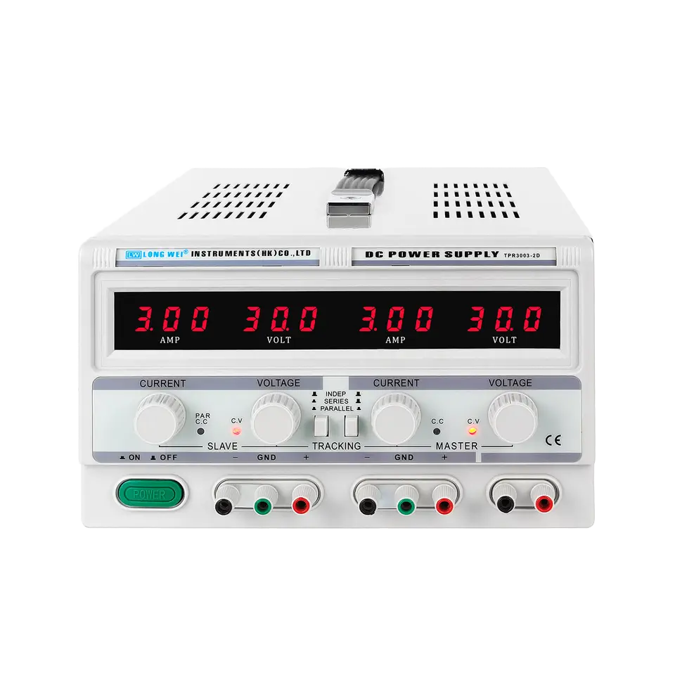 Dual Channel Linear Power Supply 30V 5A - Sumber Daya Listrik Bench Lab Linear