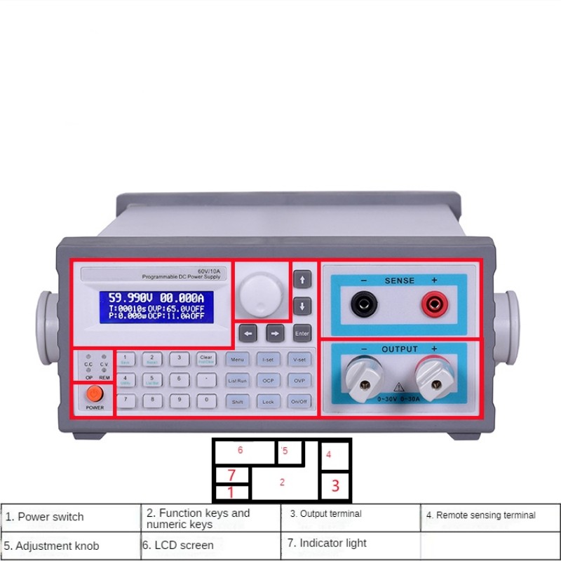 Switching Dc Power Supply 300V 1A - Catu daya DC yang dapat diprogram