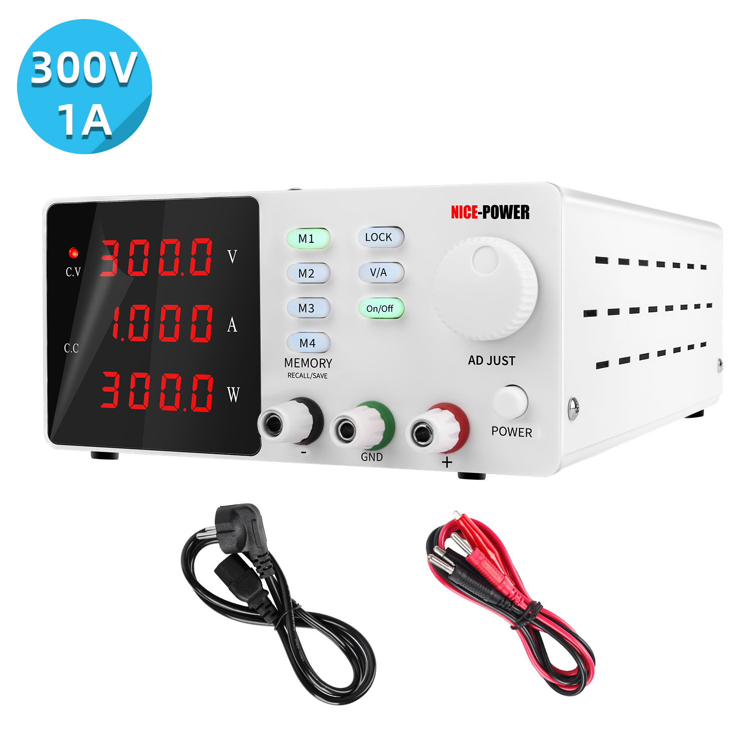 Switching Dc Power Supply 300V 1A - NICE-POWER SPPS-S3001 300V 1A 300W Catu