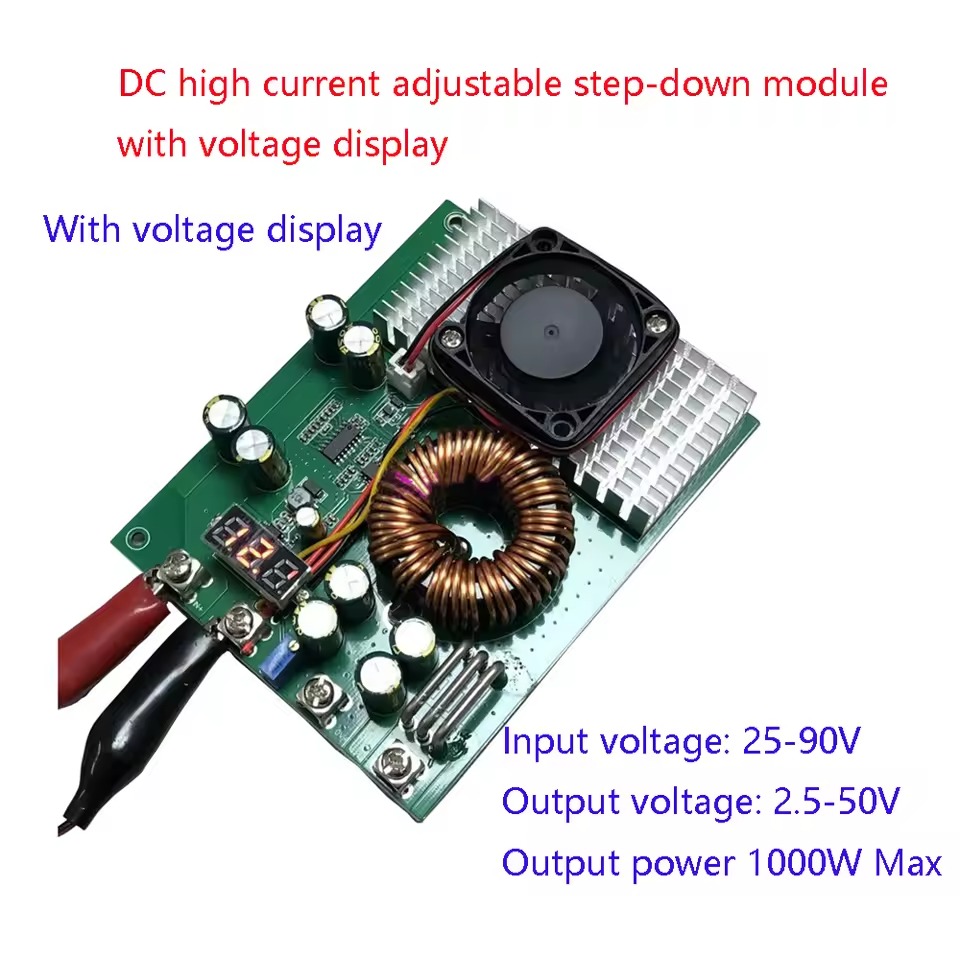 Modul Step Down 1000W 50A DC 2 - Step Down Dc Power Supply Module 1000W ulasan dan harga