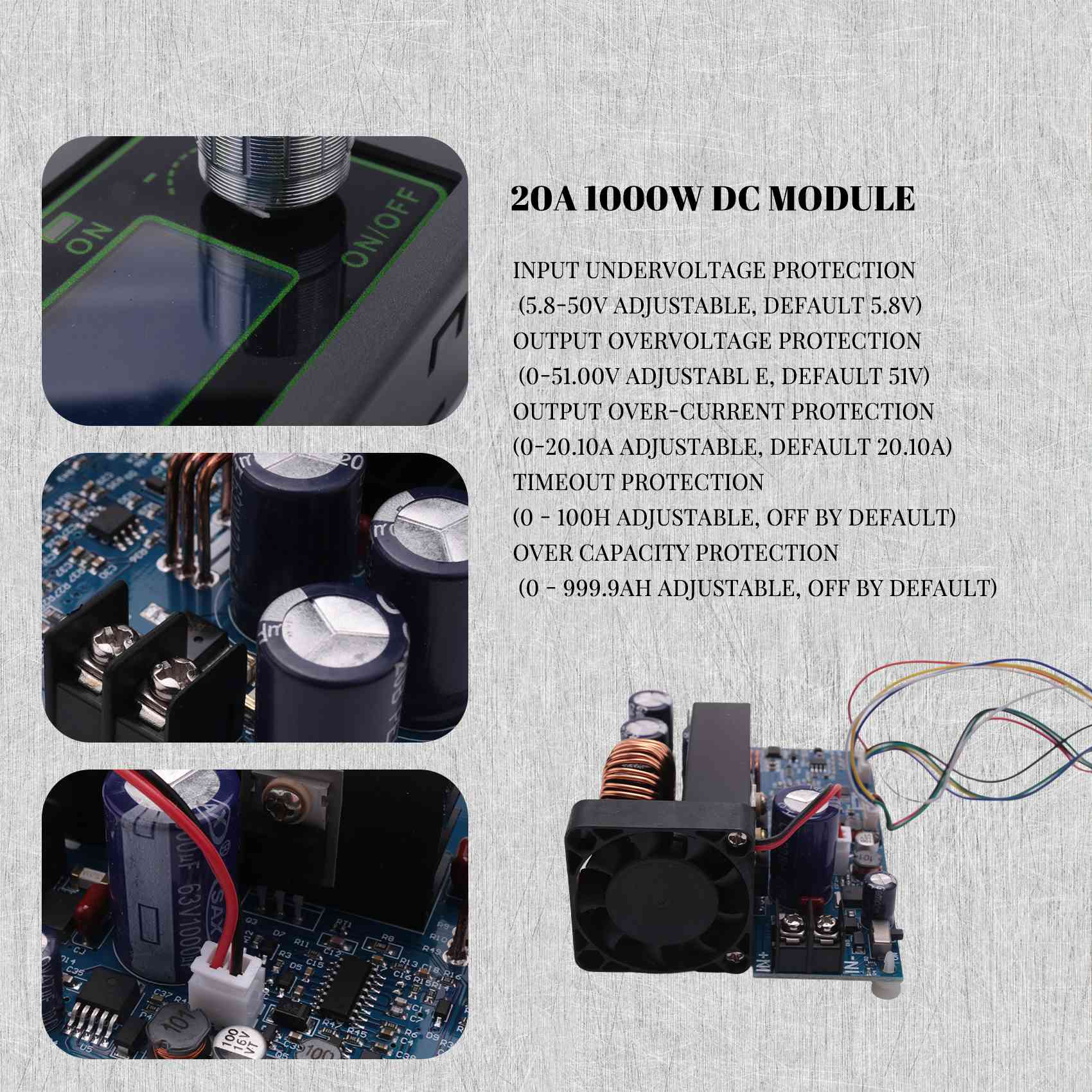 [NEWA76K!] WZ5020L 20A 1000W M - Step Down Dc Power Supply Module 1000W ulasan dan harga